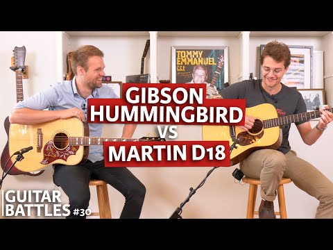 Gibson Hummingbird vs Martin D18 | Guitar Battles