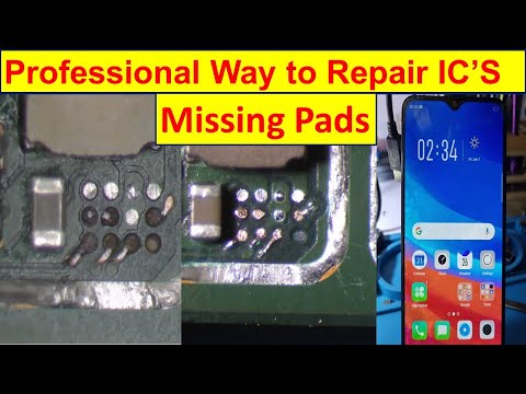 How To Repair Motherboard Missing/Damage Pads