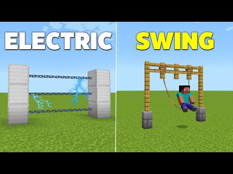 2 EASY Command Block Hacks in Minecraft Bedrock! (Swing, Electric Fence)