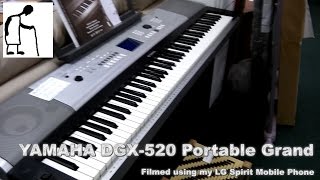 Video thumbnail for Charity Shop Short - YAMAHA DGX 520 Portable Grand by GrandadIsAnOldMan