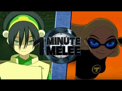 Toph vs Terra (Avatar vs Teen Titans) - One Minute Melee S6 EP1