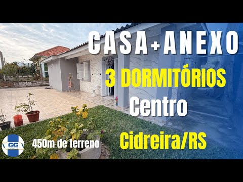 CASA REFORMADA E UM AMPLO TERRENO NA PRAIA DE CIDREIRA/RS
