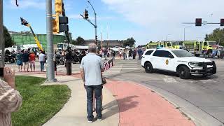 Sgt. Scott Heimann escort to Hays