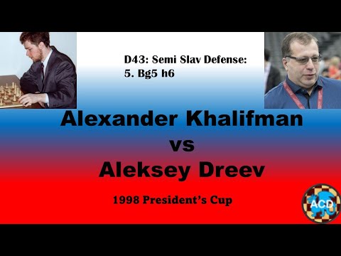Alexander Khalifman vs Aleksey Dreev | 1998 President's Cup | ACD