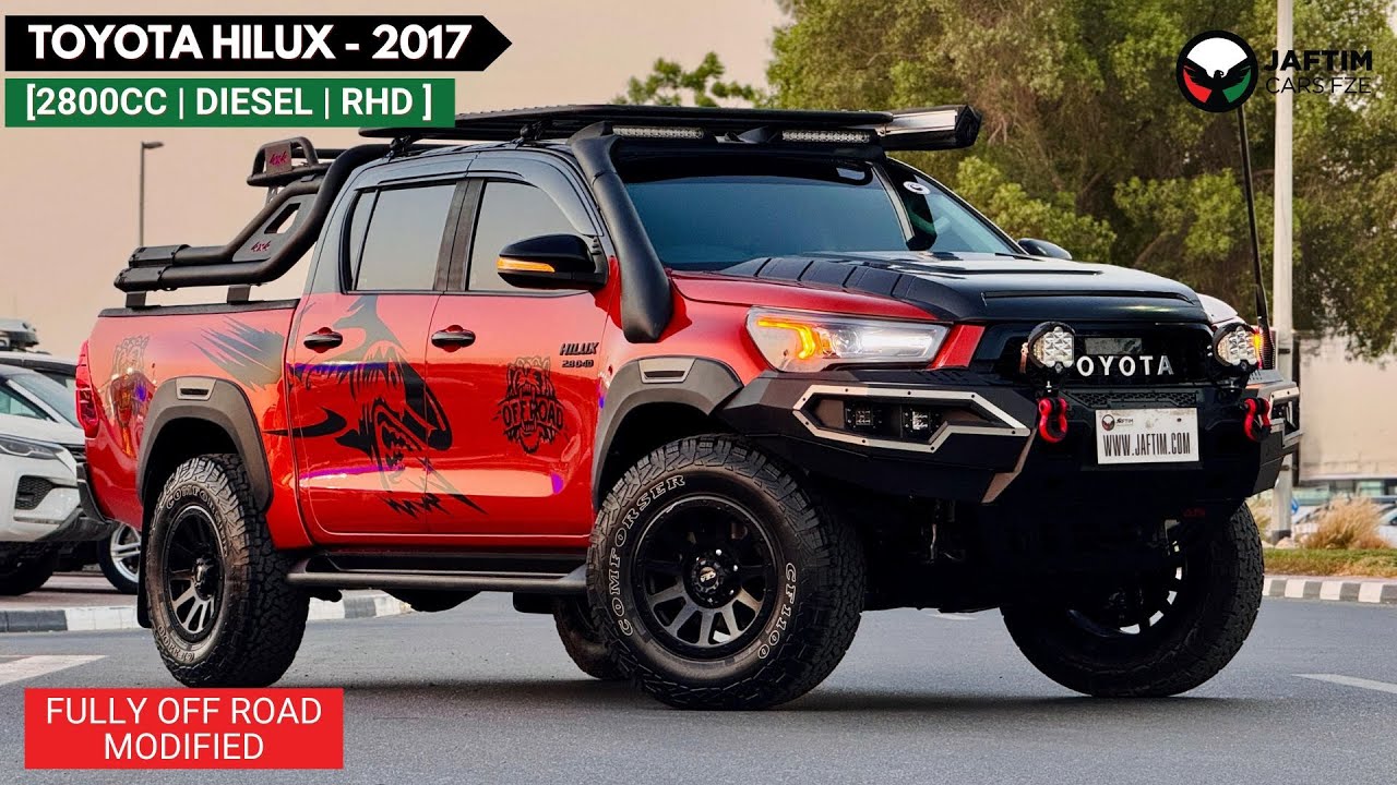 Toyota Hilux FULL OFF-ROAD MODIFIED | 4WD AUTO | RHD | 2.8L DIESEL | PREMIUM LEATHER  SEATS video
