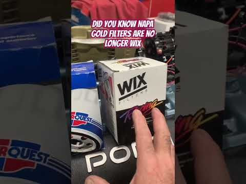 Part of a video titled Did you know Napa gold filters are no longer Wix. #wix #howto ... - YouTube