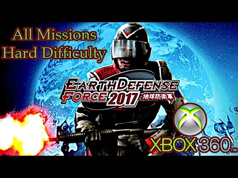 Earth Defense Force 2017 (360, 2006) Longplay - Hard Difficulty, All Missions (No Commentary)