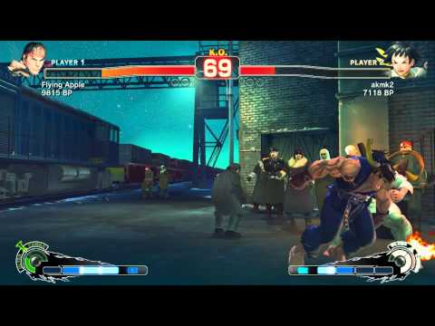 SSF4 Ranked Asia: Flying Apple (Ryu) VS akmk2 (Makoto)