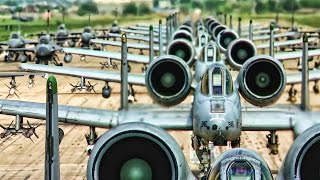 Fighter Jet Elephant Walk • A-10 Warthogs & F-16 Falcons