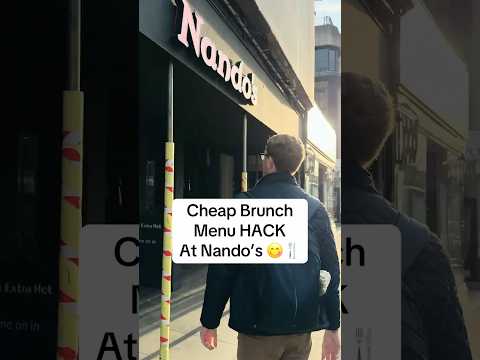 £3 Nando’s Brunch - Menu Hack 😋👀
