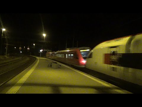 SBB ICN mit DB Neige Messzug in Uzwil