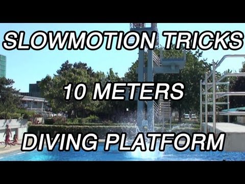 SPLASH DIVING | Slowmo 120 FPS -  Tricks from the 10 meters diving platform