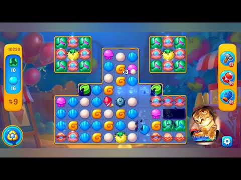 Fishdom 2022, no Boosters,  10230  level  -  прохождение без бустеров,  10230  уровень.