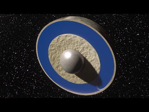 Layers of Ganymede Size Comparison 3D 4K 60FPS