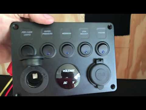 Installing switch panel part 1