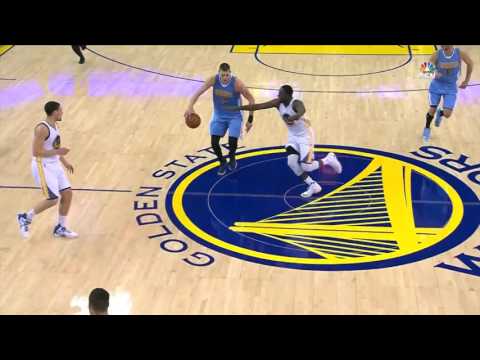 Nikola Jokic Takes It All The Way   Nuggets vs Warriors   January 2, 2017