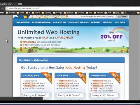Setup Website from Scratch – Chapter 5 – Hostgator Web Services