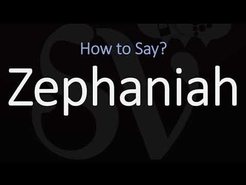 How to Pronounce Zephaniah? (CORRECTLY)