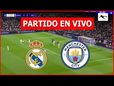 ✅ REAL MADRID vs MANCHESTER CITY EN VIVO ⚽ JUEGA VINI JR CHAMPIONS LEAGUE OCTAVOS DE FINAL