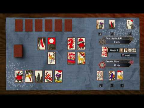 Yakuza 0 - Koi -Koi Minigame - Earn a Total of 1 Million Yen in Koi-Koi ( Expert Difficulty)