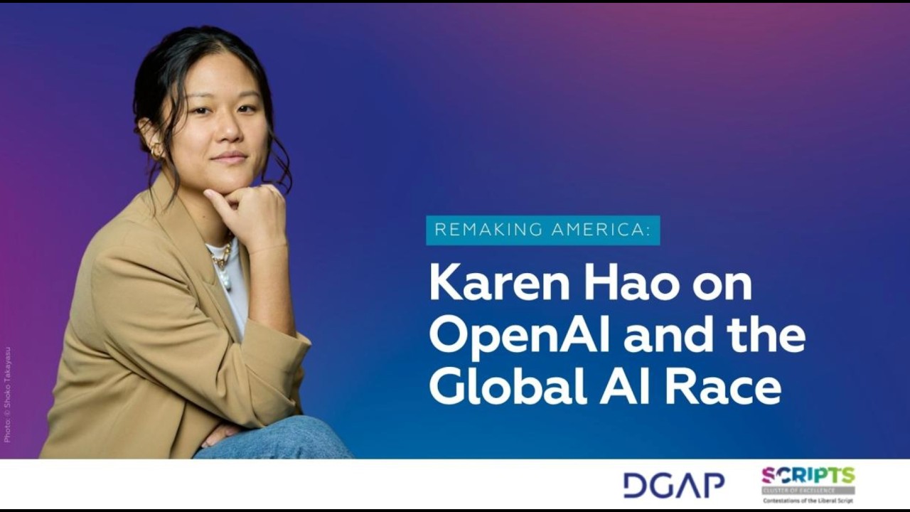 Karen Hao on OpenAI and the Global AI Race