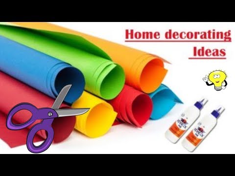 10 Home Decorating Ideas - Wall Hanging Craft Ideas - Paper Crafts For Home Decoration