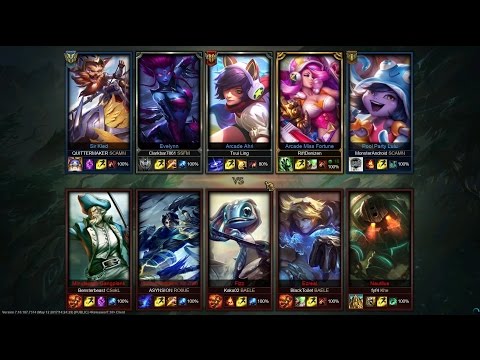 League of Legends - Arcade Miss Fortune/Lulu vs. Ezreal/Nautilus (Flex)