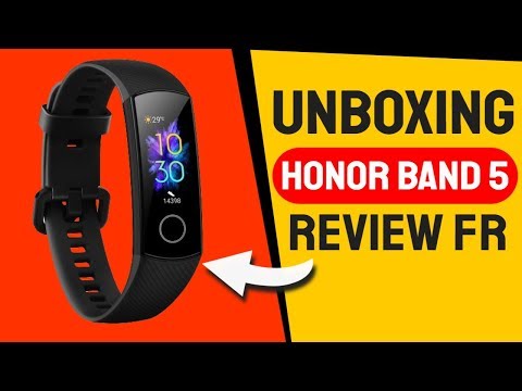 Honor Band 5: Déballage Prise en Main du Bracelet Connecté