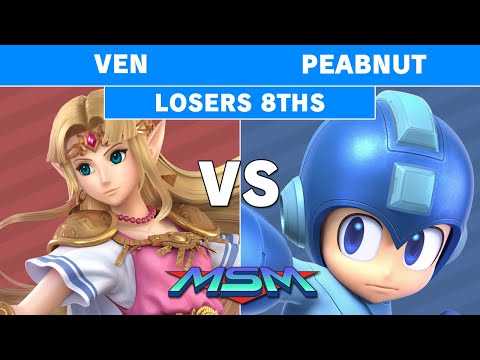 MSM Online 23 - Ven (Zelda) Vs. Peabnut (Megaman) Losers 8th's - Smash Ultimate