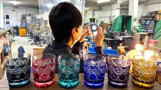 Procesul de fabricare a sticlei tradiționale japoneze.