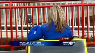 KMBC meteorologist gets kick out of ride