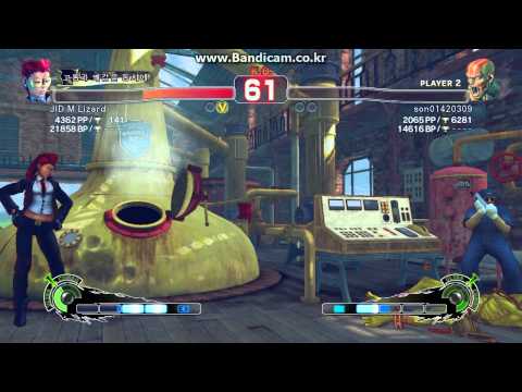SSF4AE PC Dhalsim(son01420309) vs Viper(JID M Lizard) 2