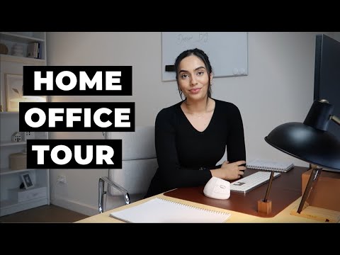 Home Office Tour and Desk Setup | Modern & Functional | 2023