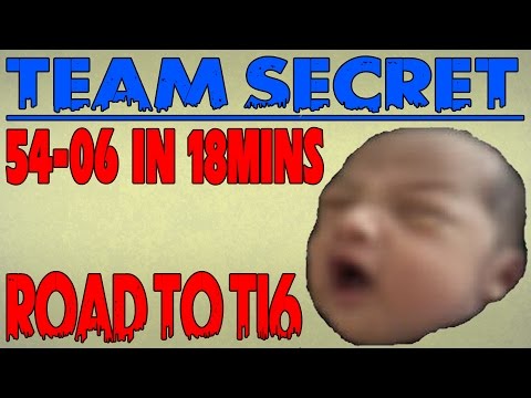 Team Secret - Road To TI6 - VS Daunichi - 54|6 in 18 Mins