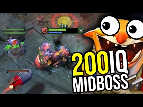 OMG 200IQ Bait Techies Midboss!! - No one can stop this Techies from Farming Hero