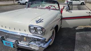 1958 Pontiac Chieftain Convertible Walkaround & Engine Idle