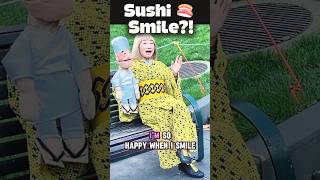 Sushi 🍣 Smile?! / Small Happiness #ventriloquist #smilemore #puppetcomedy