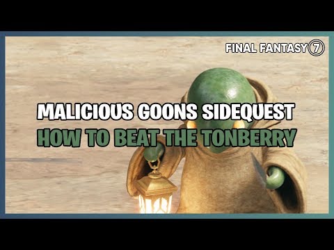 Final Fantasy 7 Remake - How To Beat Tonberry in Malicious Goons | Odd Jobs & Sidequests