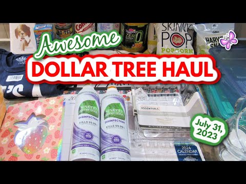 Awesome DOLLAR TREE HAUL!  Everything's a $1.25  July 31, 2023