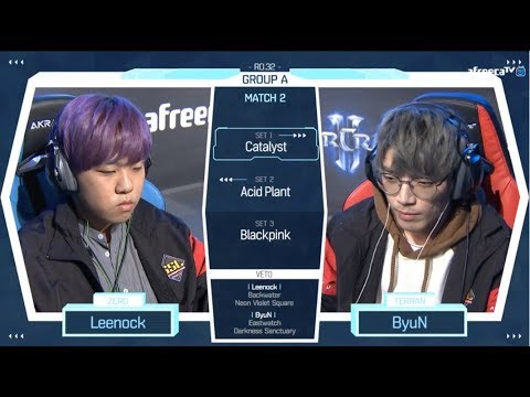 [2018 GSL Season 2] Code S Ro.32 Group A Match2 Leenock vs ByuN