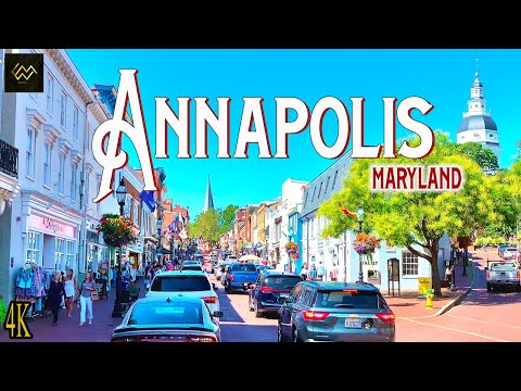 Annapolis Maryland Walking Tour [4K]