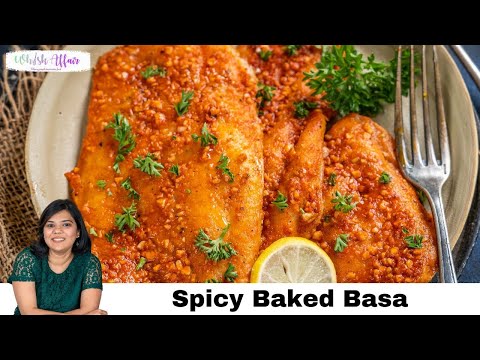 Spicy Baked Basa Recipe With Lemon And Garlic