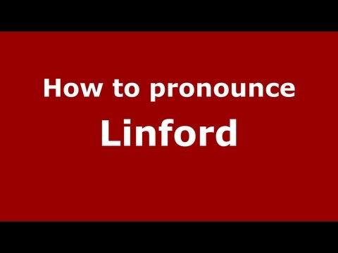 How to pronounce Linford