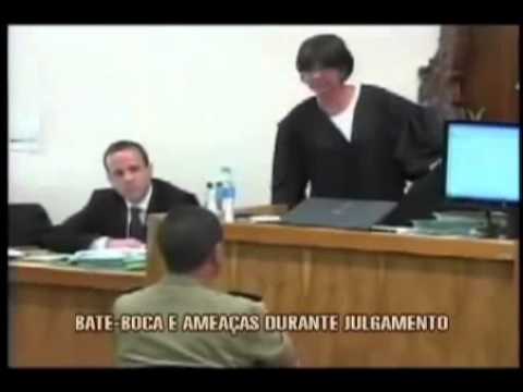 Em julgamento conturbado, Advogado Ércio Quaresma discute com capitao da PM