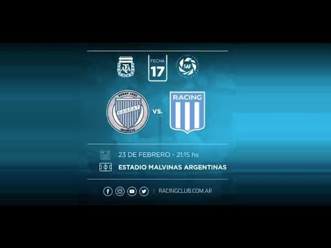 RESUMEN - Godoy Cruz 1 vs  Racing Club 2 - SAF 2017 - Fecha 17