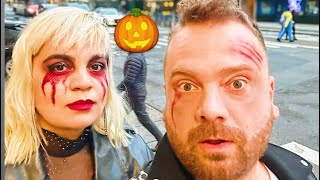 Scottish Couple's First Ever American Halloween Parade 🇺🇸🎃