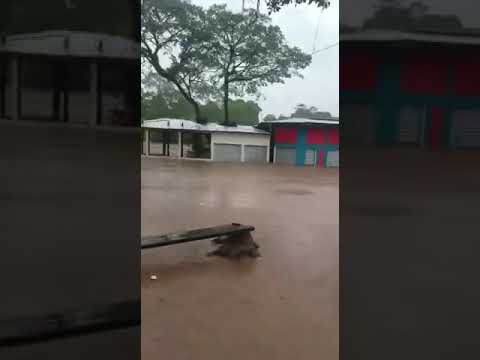 🌀⛈ Inundación en Puerto Viejo Waslala, Nicaragua