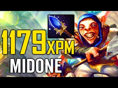 1179 XPM lv13 10 Min Meepo Midone + Singsing Dota 2 patch 7.00 Gameplay