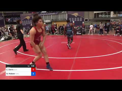 65 Kg Rr Rnd 2 - Caitlyn Davis, South Carolina Vs Nina Makem, Twin Cities Regional Training Center