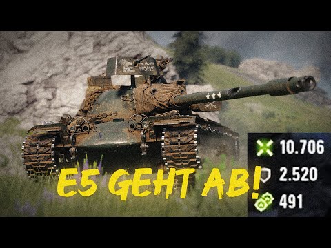 Auf der Jagd nach 10k im T110E5 [World of Tanks]